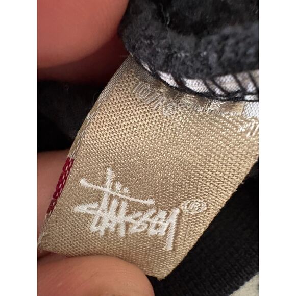 Rare Vintage Stussy Graffiti Art Black Hoodie - Picture 3 of 4